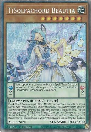 Image of TiSolfachord Beautia (Collector's Rare) [ANGU-EN020] Collector's Rare