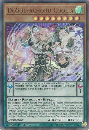 Image of DoSolfachord Coolia (Ultra Rare) [ANGU-EN021] Ultra Rare