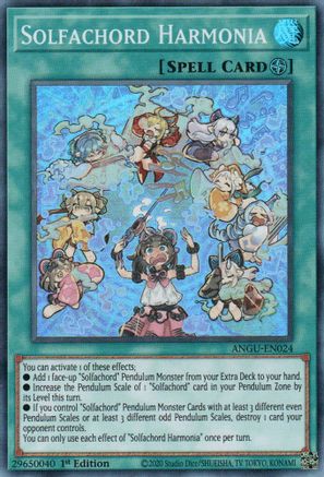 Image of Solfachord Harmonia (Super Rare) [ANGU-EN024] Super Rare