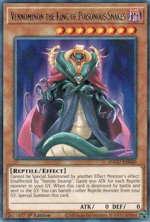 Image of Vennominon the King of Poisonous Snakes (Rare) [ANGU-EN040] Rare