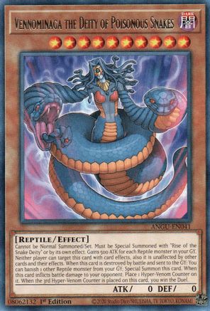 Image of Vennominaga the Deity of Poisonous Snakes (Rare) [ANGU-EN041] Rare