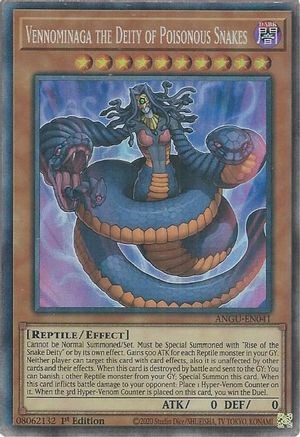 Image of Vennominaga the Deity of Poisonous Snakes (Collector's Rare) [ANGU-EN041] Collector's Rare