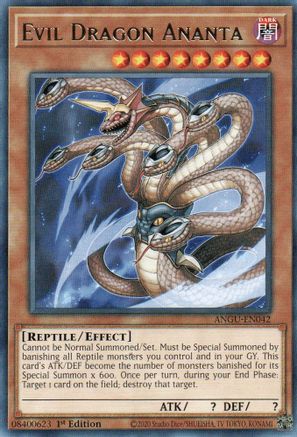 Image of Evil Dragon Ananta (Rare) [ANGU-EN042] Rare