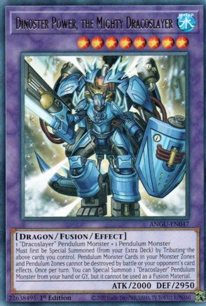 Image of Dinoster Power, the Mighty Dracoslayer (Rare) [ANGU-EN047] Rare