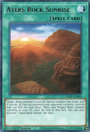 Image of Ayers Rock Sunrise (Rare) [ANGU-EN054] Rare