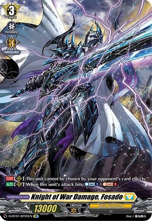 Image of Knight of War Damage, Fosado (SP) (GENESIS OF THE FIVE GREATS)