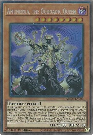 Image of Amunessia, the Ogdoadic Queen (Collector's Rare) [ANGU-EN008] Collector's Rare