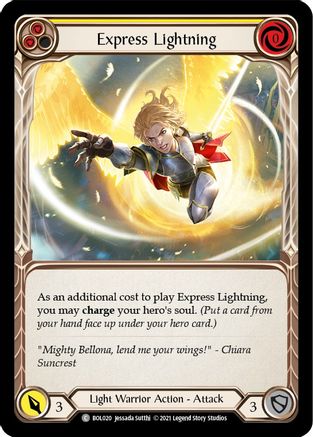 Image of Express Lightning (Yellow) [BOL020] (Monarch Boltyn Blitz Deck)