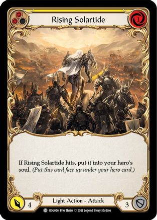 Image of Rising Solartide (Yellow) [BOL026] (Monarch Boltyn Blitz Deck)