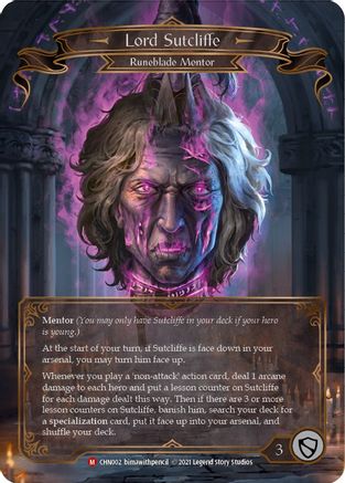 Image of Lord Sutcliffe [CHN002] (Monarch Chane Blitz Deck)
