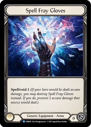 Image of Spell Fray Gloves [CHN006] (Monarch Chane Blitz Deck)