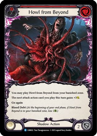 Image of Howl from Beyond (Red) [CHN022] (Monarch Chane Blitz Deck)