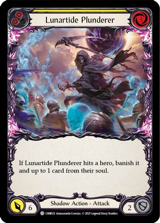 Image of Lunartide Plunderer (Yellow) [CHN023] (Monarch Chane Blitz Deck)