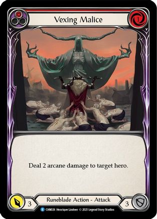 Image of Vexing Malice (Red) [CHN026] (Monarch Chane Blitz Deck)