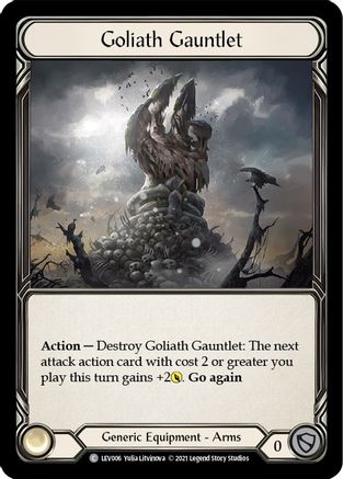 Image of Goliath Gauntlet [LEV006] (Monarch Levia Blitz Deck)