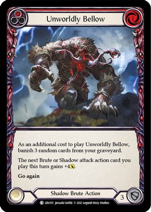 Image of Unworldly Bellow (Red) [LEV015] (Monarch Levia Blitz Deck)