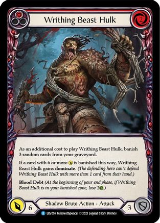 Image of Writhing Beast Hulk [LEV016] (Monarch Levia Blitz Deck)