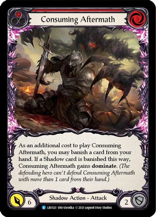 Image of Consuming Aftermath (Red) [LEV023] (Monarch Levia Blitz Deck)