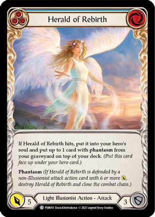 Image of Herald of Rebirth (Blue) [PSM018] (Monarch Prism Blitz Deck)