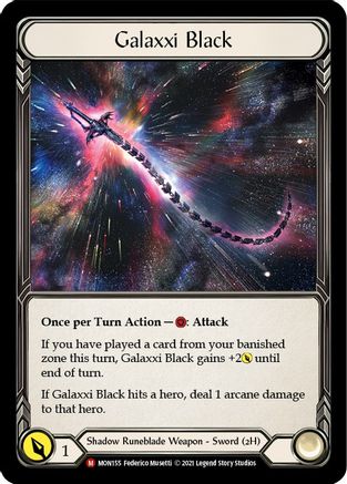 Image of Galaxxi Black (Alternate Art) [MON155] (Monarch)  Cold Foil