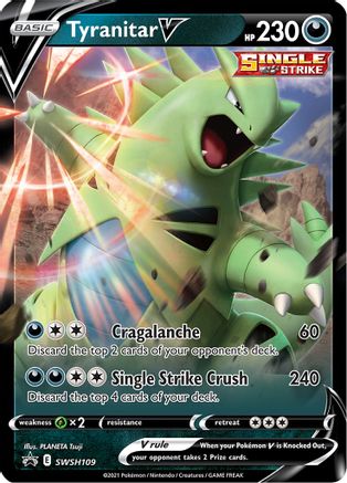 Image of Tyranitar V (SWSH109) [Sword & Shield: Black Star Promos]