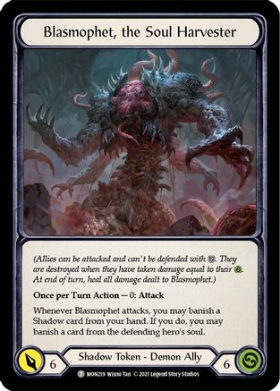 Image of Blasmophet, the Soul Harvester // Ursur, the Soul Reaper [U-MON219 // U-MON220] (Monarch Unlimited)  Unlimited Normal