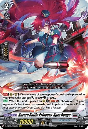 Image of Aurora Battle Princess, Agra Rouge (GENESIS OF THE FIVE GREATS)