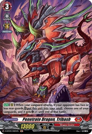 Image of Penetrate Dragon, Tribash (Holo) (GENESIS OF THE FIVE GREATS)