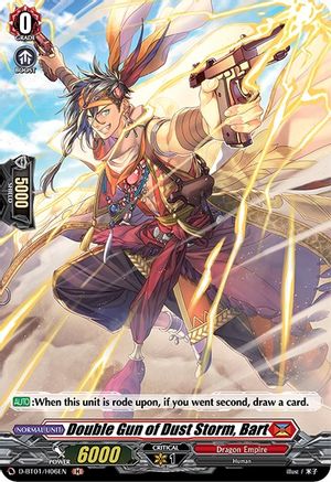 Image of Double Gun of Dust Storm, Bart (Holo) (GENESIS OF THE FIVE GREATS)