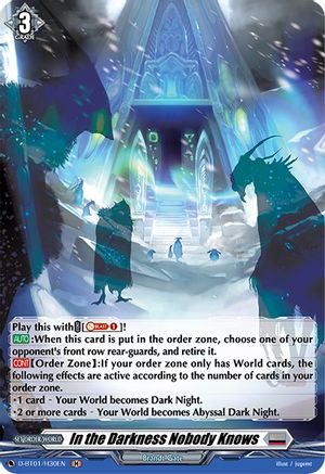 Image of In the Darkness Nobody Knows (Holo) (GENESIS OF THE FIVE GREATS)