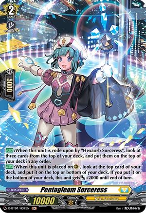 Image of Pentagleam Sorceress (Holo) (GENESIS OF THE FIVE GREATS)