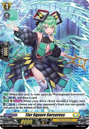 Image of Tier Square Sorceress (Holo) (GENESIS OF THE FIVE GREATS)