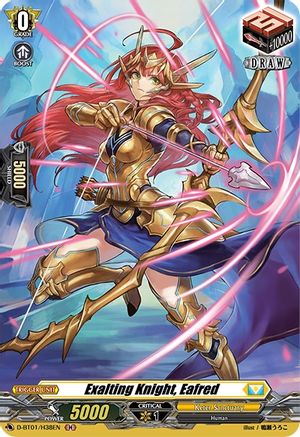 Image of Exalting Knight, Eafred (Holo) (GENESIS OF THE FIVE GREATS)