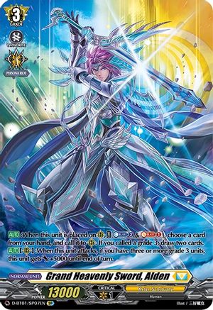Image of Grand Heavenly Sword, Alden (SP) (GENESIS OF THE FIVE GREATS)