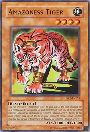 Image of Amazoness Tiger [DR1-EN118] Common