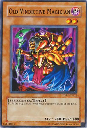 Image of Old Vindictive Magician [DR1-EN122] Common