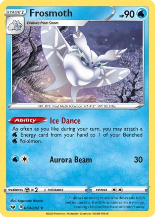 Image of Frosmoth (064/202) (Theme Deck Exclusive) [Sword & Shield: Base Set]