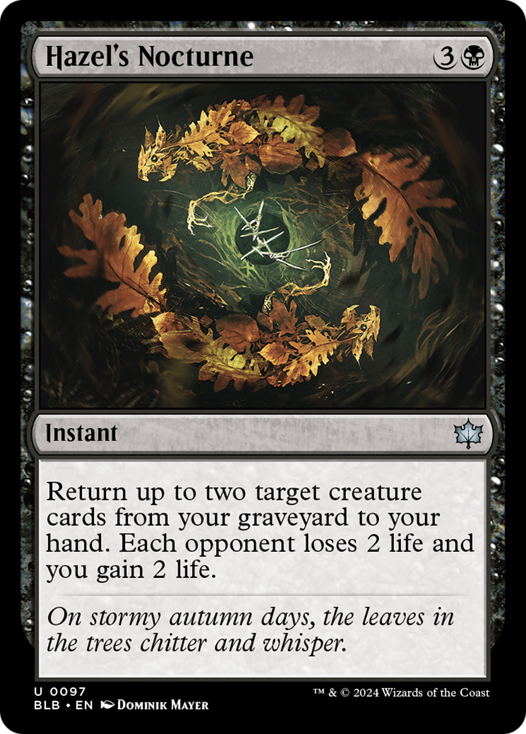 Image of Hazel's Nocturne [Bloomburrow]