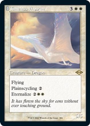 Image of Timeless Dragon (Retro Frame) (Foil Etched) (MH2-388) - Modern Horizons 2 Foil