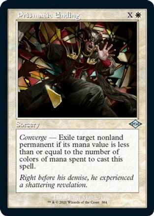 Image of Prismatic Ending (Retro Frame) (Foil Etched) (MH2-384) - Modern Horizons 2 Foil