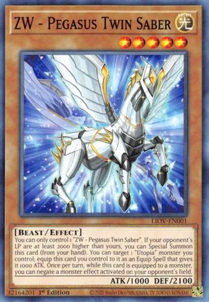 Image of ZW - Pegasus Twin Saber [LIOV-EN001] Common