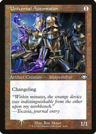 Image of Universal Automaton (Retro Foil Etched) [Modern Horizons]