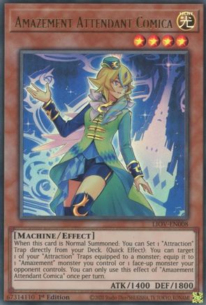 Image of Amazement Attendant Comica [LIOV-EN008] Ultra Rare
