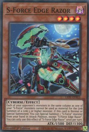 Image of S-Force Edge Razor [LIOV-EN015] Super Rare