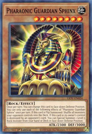Image of Pharaonic Guardian Sphinx [LIOV-EN024] Common
