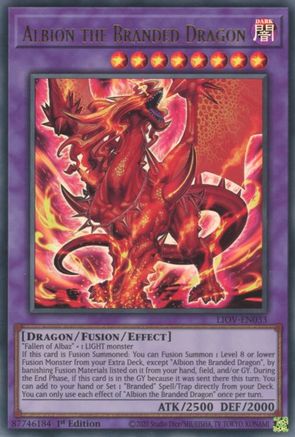 Image of Albion the Branded Dragon [LIOV-EN033] Ultra Rare