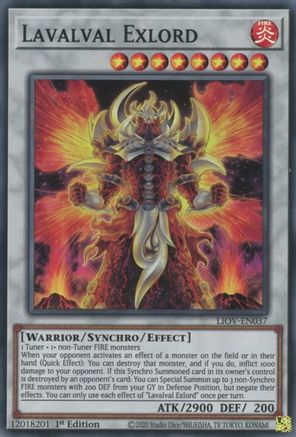Image of Lavalval Exlord [LIOV-EN037] Super Rare
