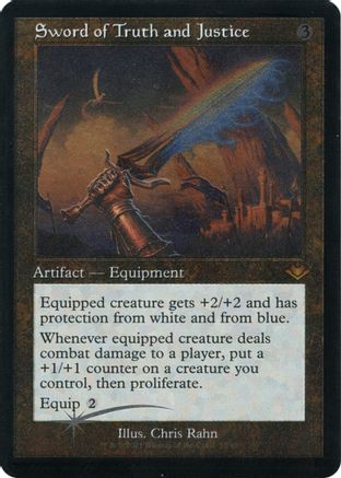 Image of Sword of Truth and Justice (Retro Foil Etched) [Modern Horizons]