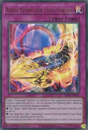 Image of Amaze Attraction Cyclo-Coaster [LIOV-EN071] Ultra Rare
