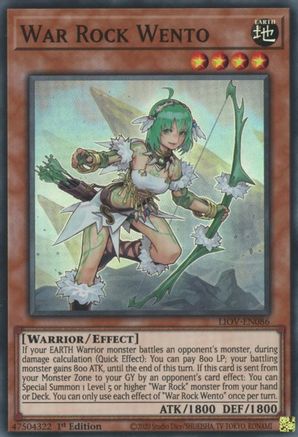 Image of War Rock Wento [LIOV-EN086] Super Rare